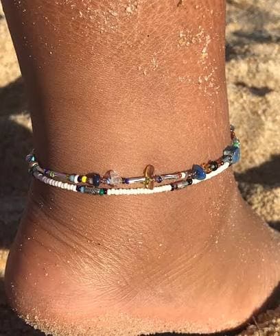 Beaded anklet